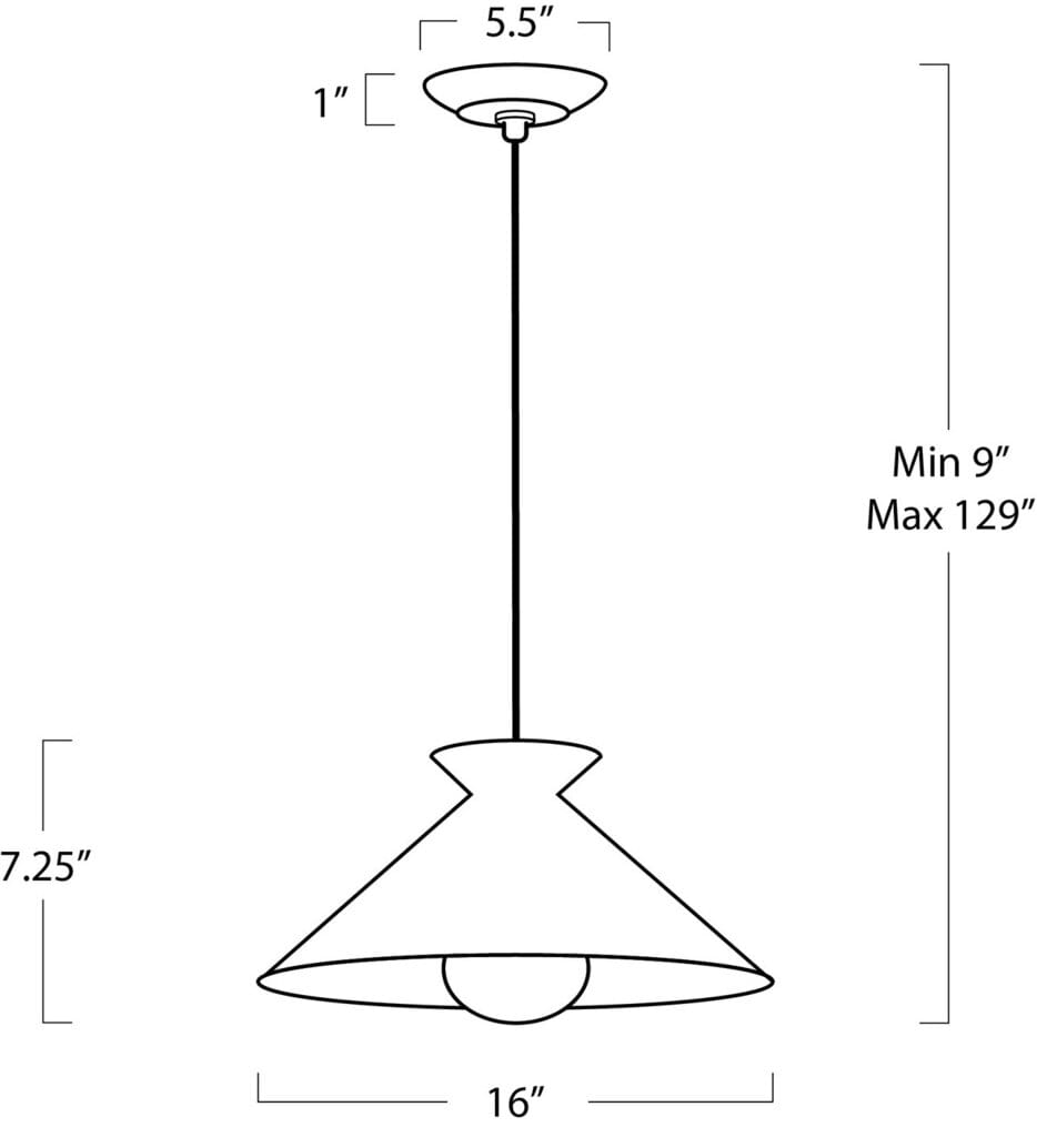 Regina Andrew - Viggo 16" Pendant