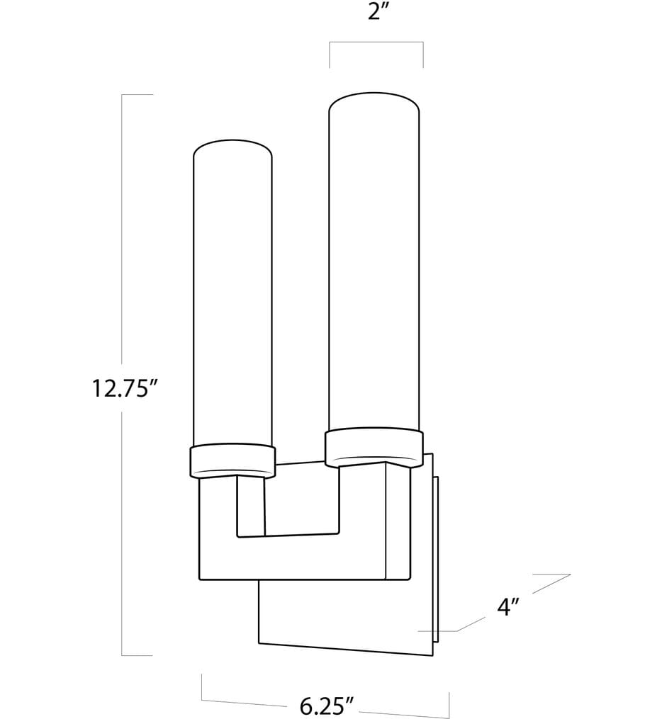 Regina Andrew - 17-1023 - Montecito 12.75" Wall Sconce