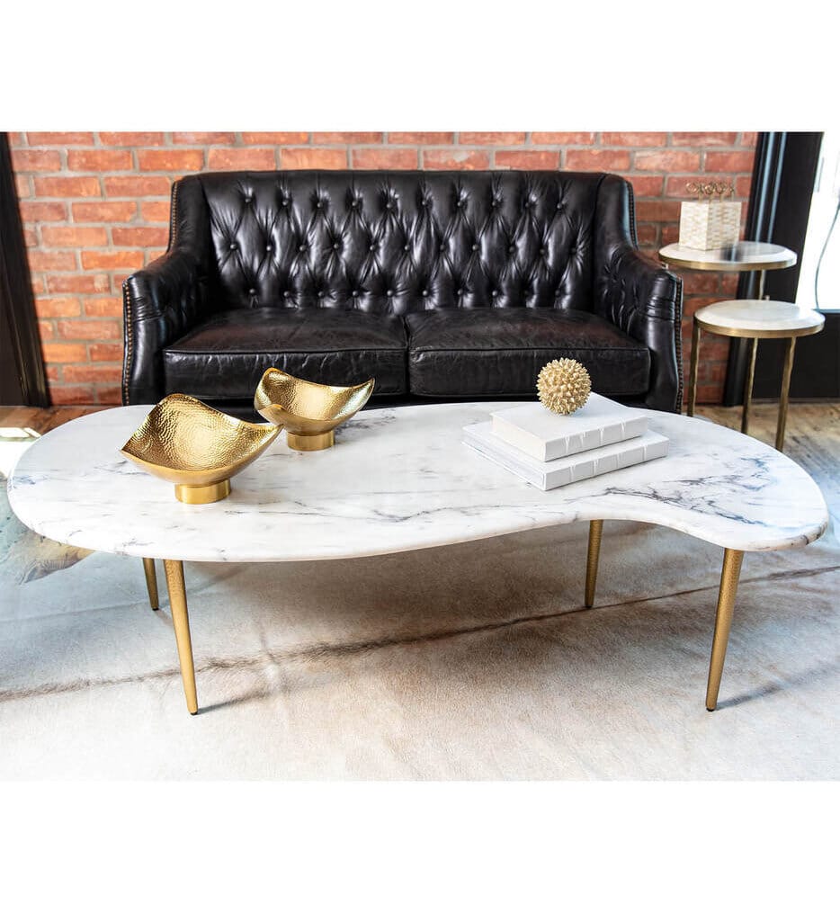 Regina Andrew - 30-1131WT - Jagger Marble Cocktail Table