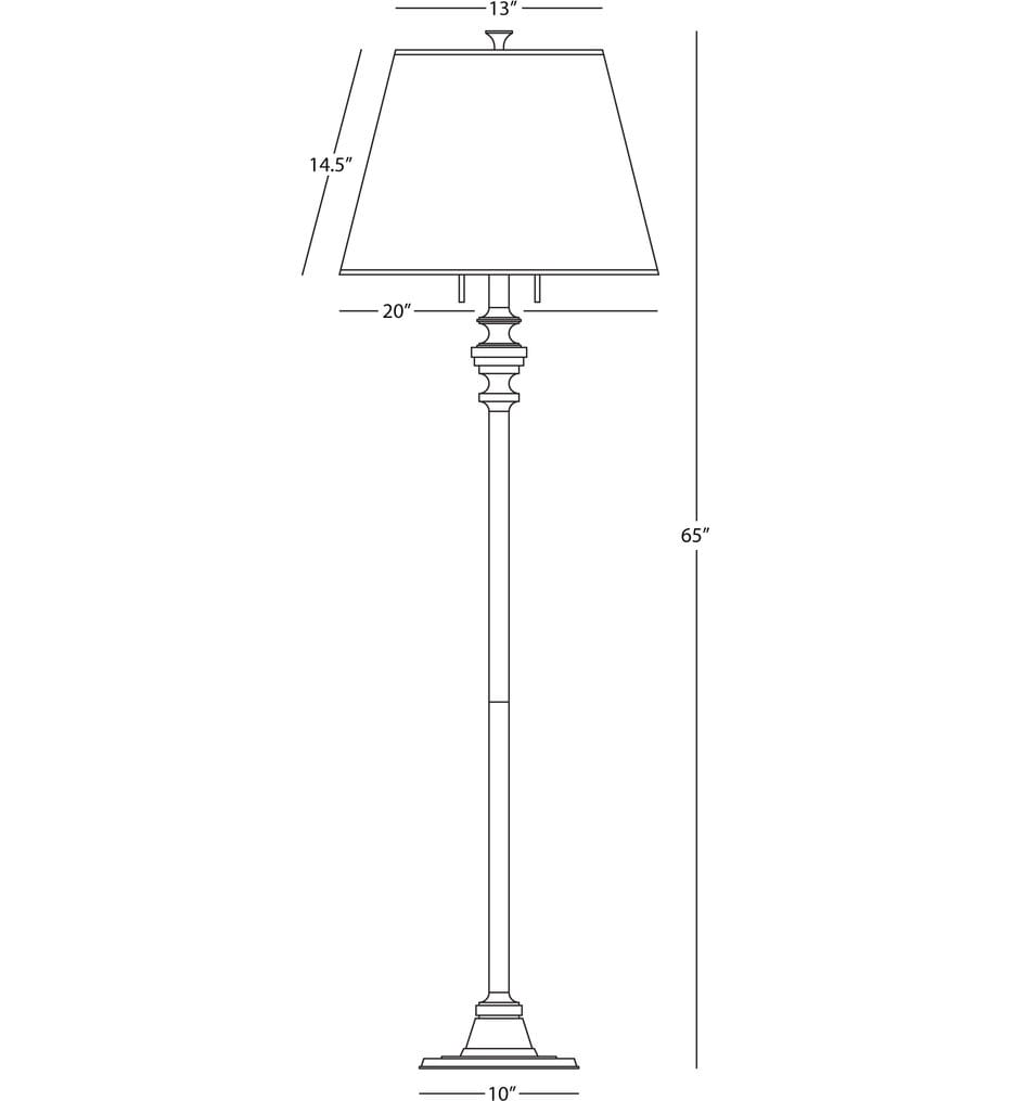 Robert Abbey - 1223 - Arthur 65" Floor Lamp