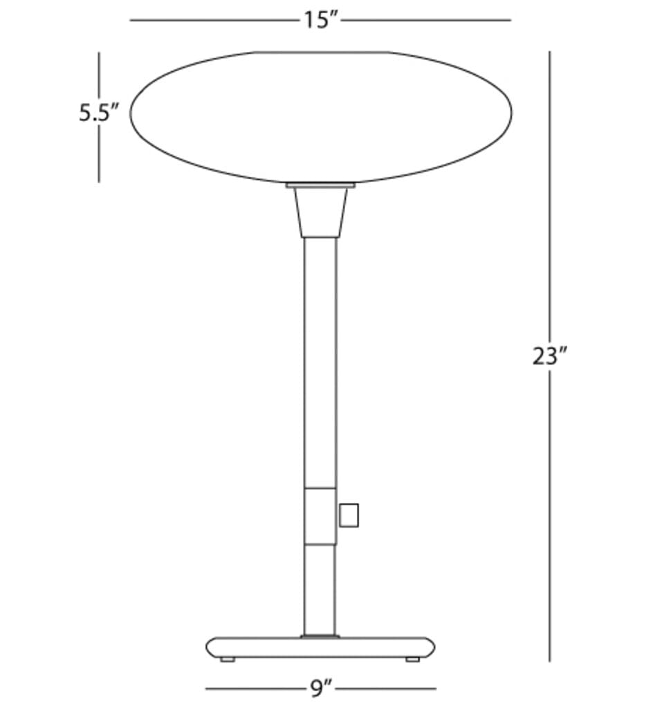 Robert Abbey - Ovo 23" Table Lamp