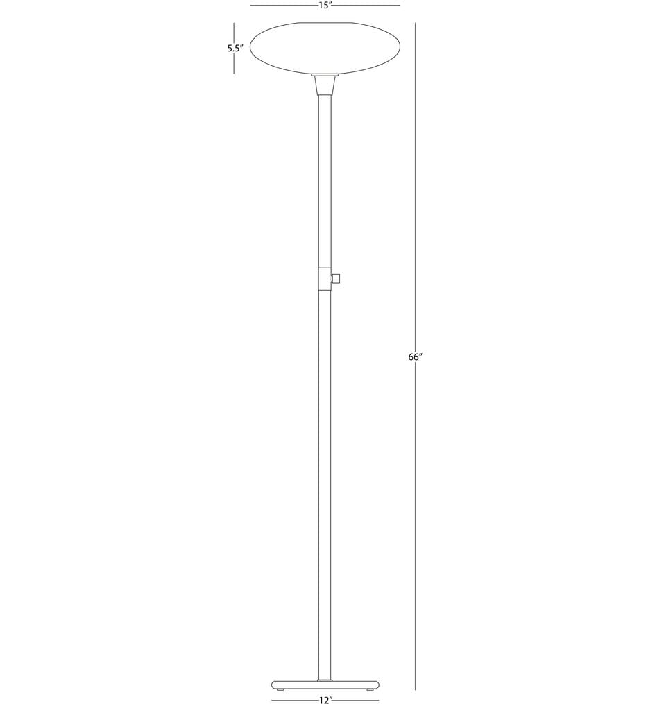 Robert Abbey - Ovo 66" Floor Lamp