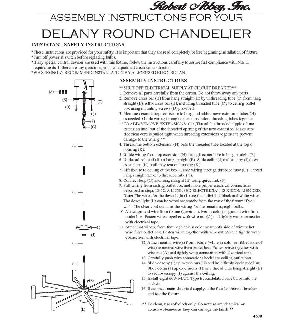 Robert Abbey - Delany 35.5" Chandelier