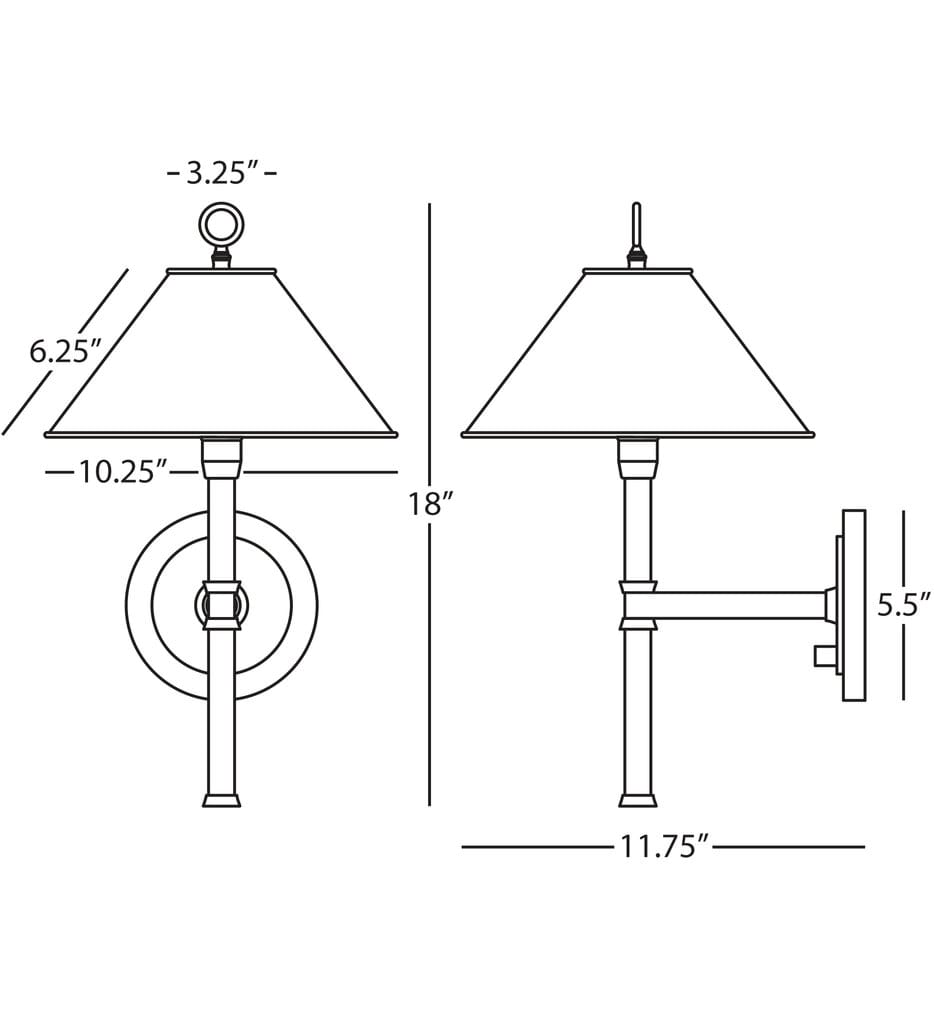 Robert Abbey - Aaron 18" Wall Sconce