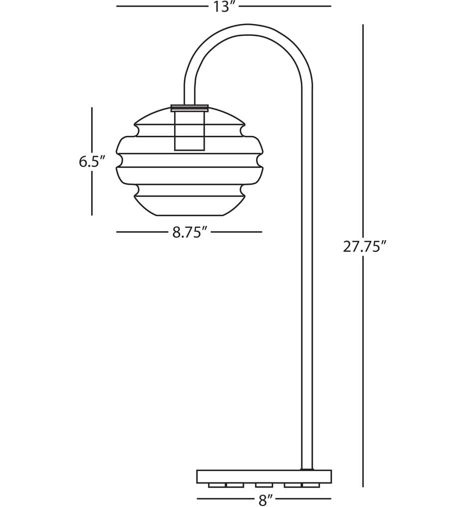Robert Abbey - CL62 - Horizon 27.75" Table Lamp