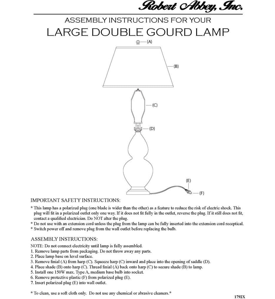 Robert Abbey - MCL55 - Double Gourd 31" Table Lamp