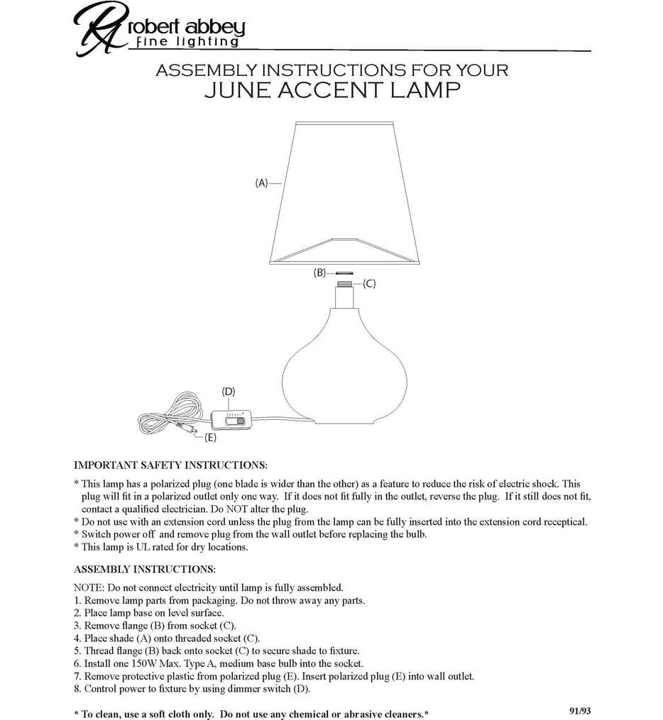 Robert Abbey - June 23.5" Table Lamp