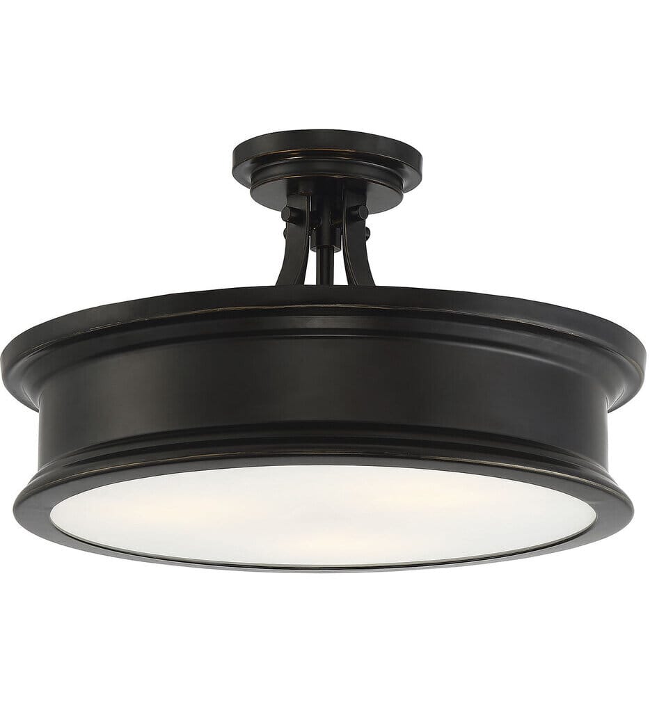 Savoy House - Watkins 16" Semi-Flush