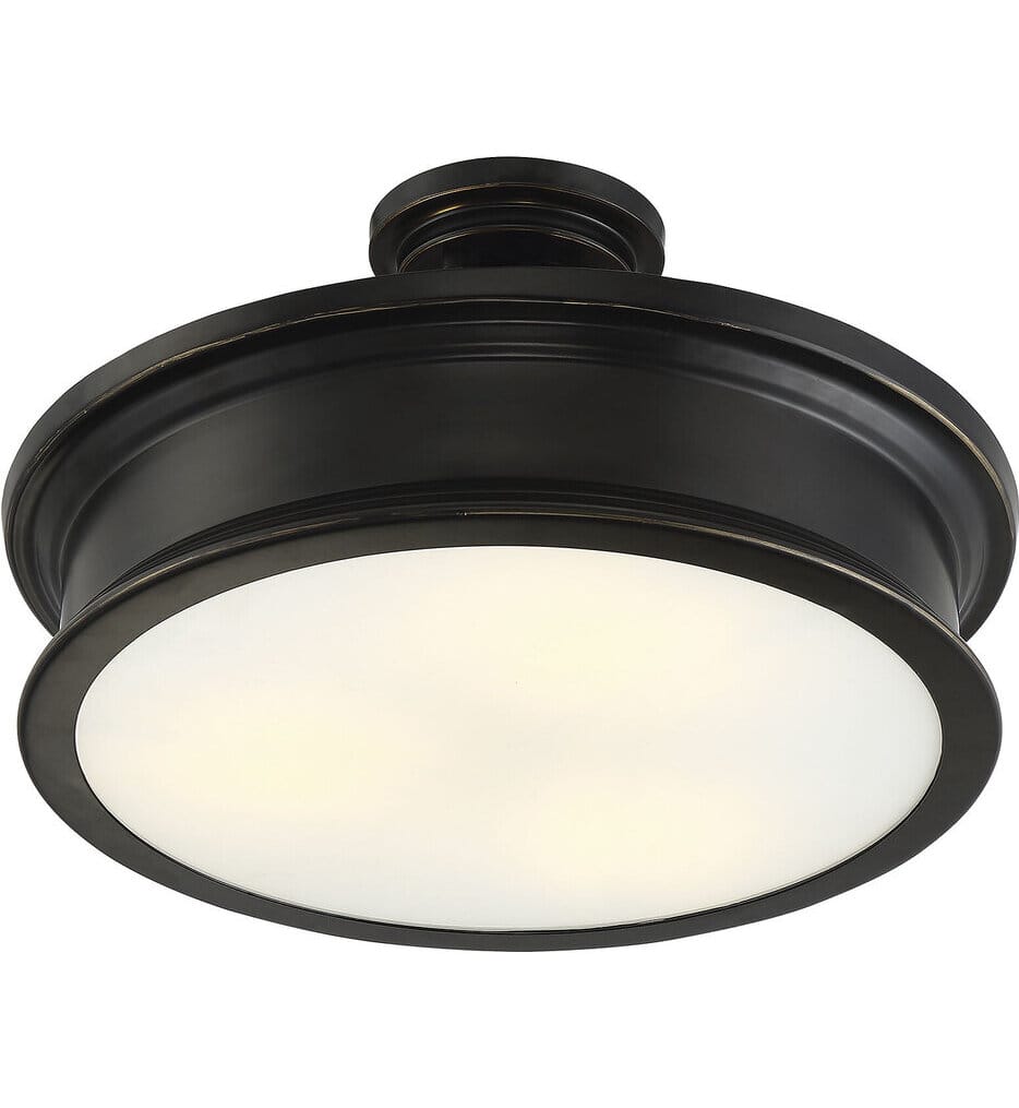 Savoy House - Watkins 16" Semi-Flush