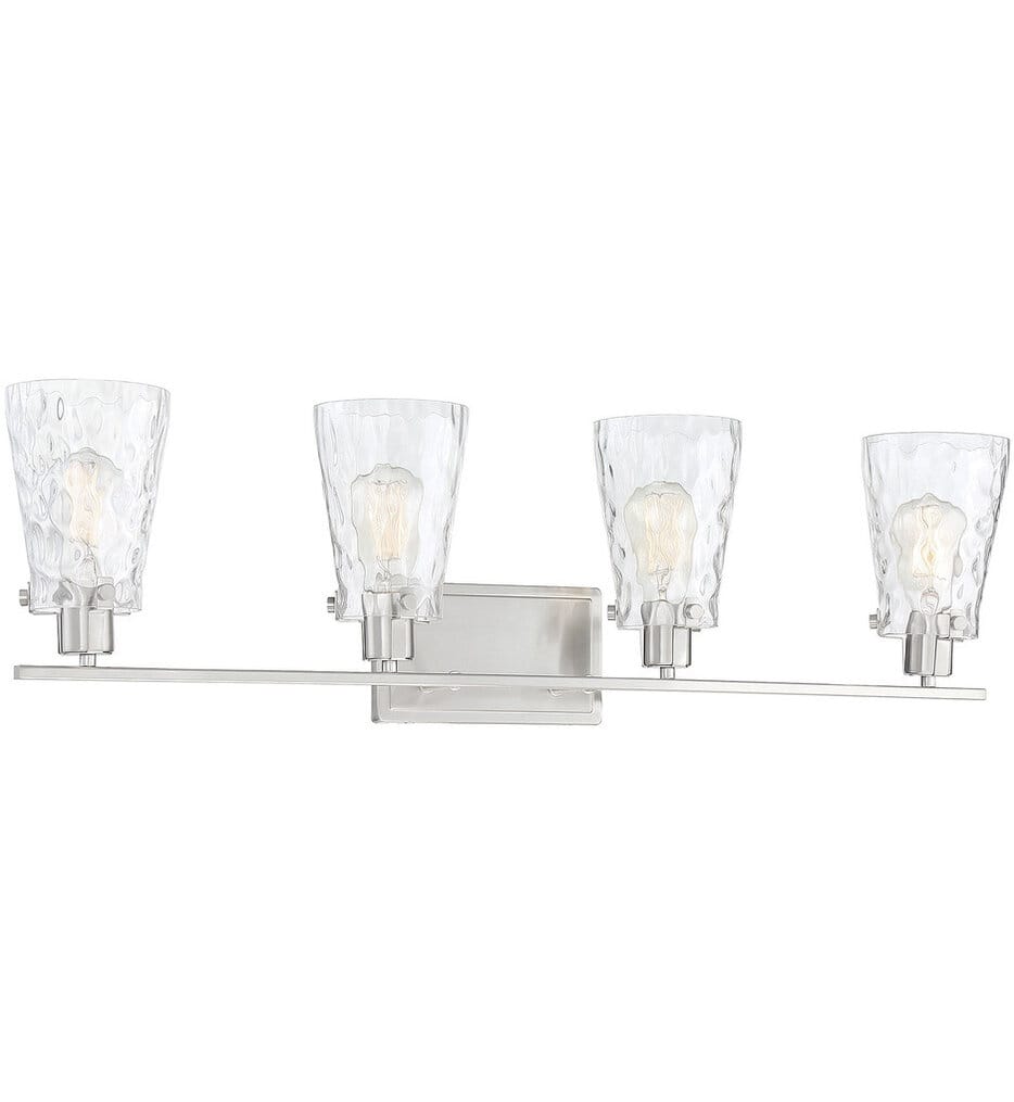 Savoy House - 8-4508-4-SN - Vaughan 32.5" Bath Vanity Light