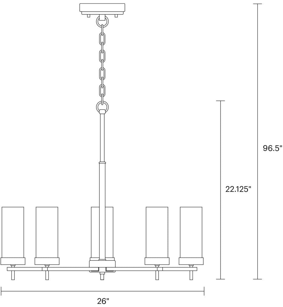 Visual Comfort Studio - Zire 26" Chandelier