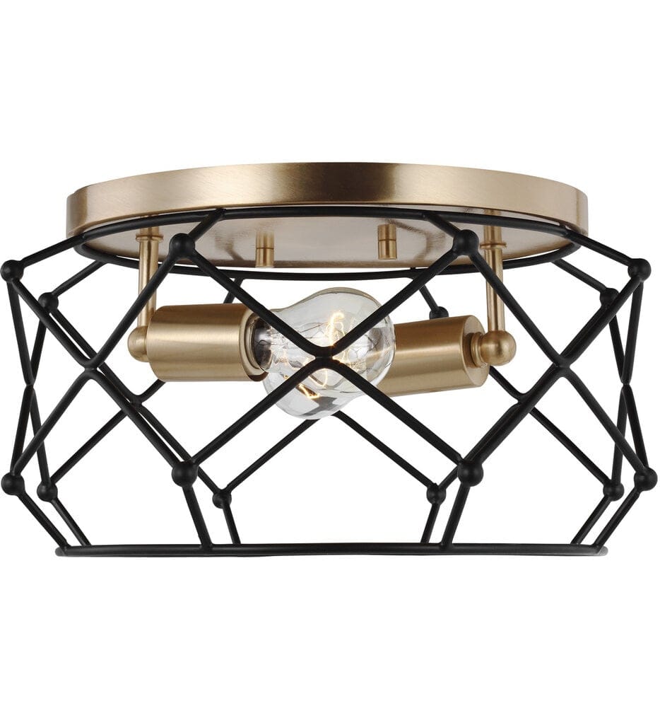 Visual Comfort Studio - 7534102-848 - Zarra 14" Flush Mount