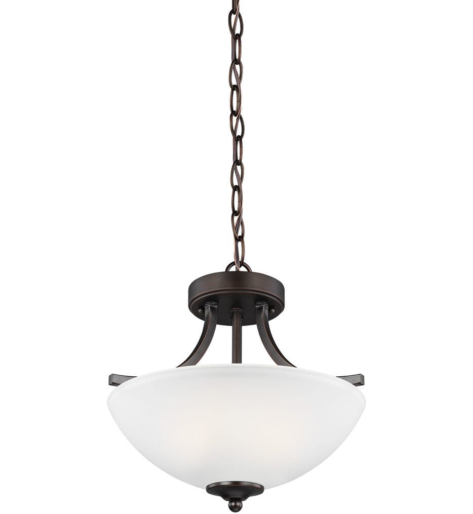 Generation Lighting - Geary 13.88" Semi-Flush