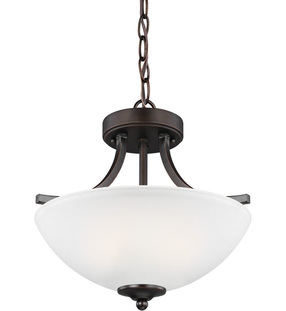 Generation Lighting - Geary 13.88" Semi-Flush