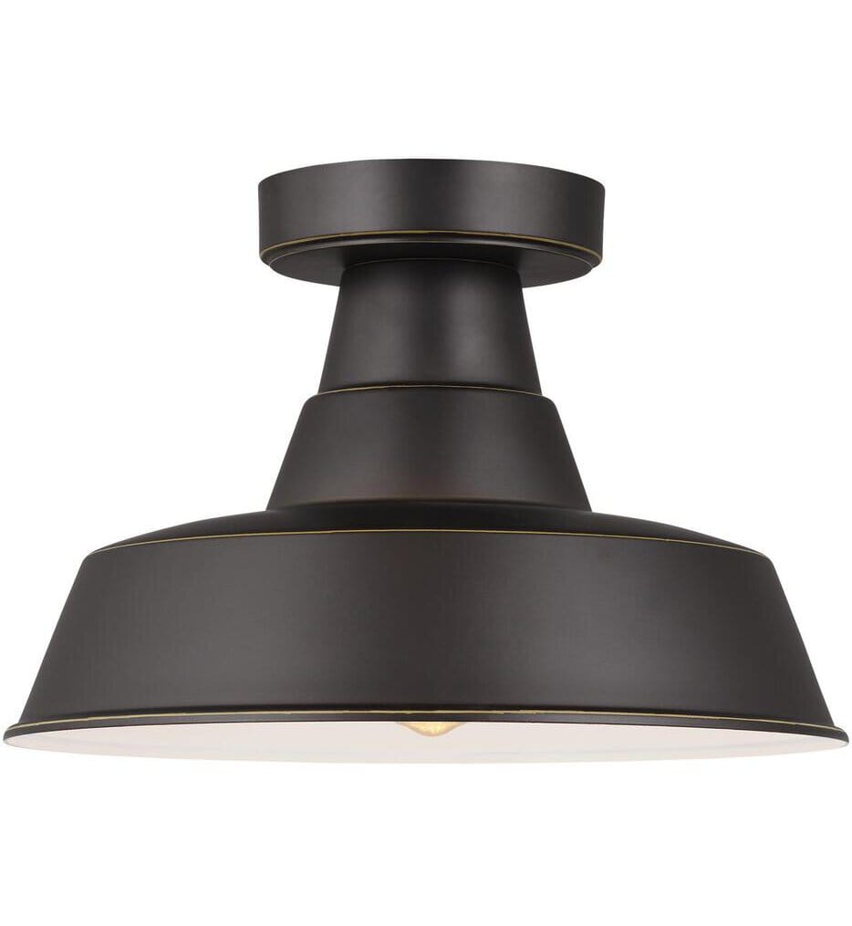 Visual Comfort Studio - Barn Light 12" Outdoor Flush Mount