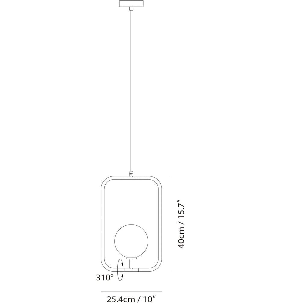 Seed Design - Sircle 9.7" Pendant