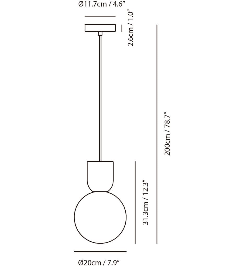 Seed Design - SG-200CP - Castle Glo 12.3" Pendant