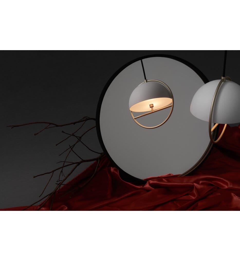 Seed Design - SG-226MP-WH - Huan 9.1" Pendant