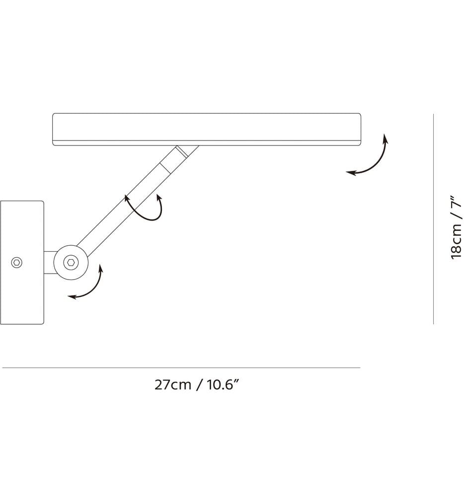 Seed Design - SLD-250WRTE-BK - Sol 7.1" Wall Sconce