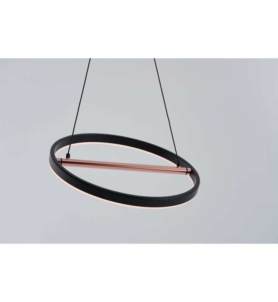 Seed Design - SLD-450P-BK - Sol 17.7" Pendant