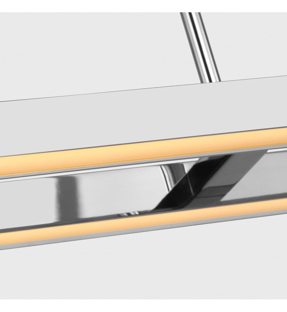 Visual Comfort Modern - 700LSSTG260PSS-LED927 - Stagger 60" Linear Suspension