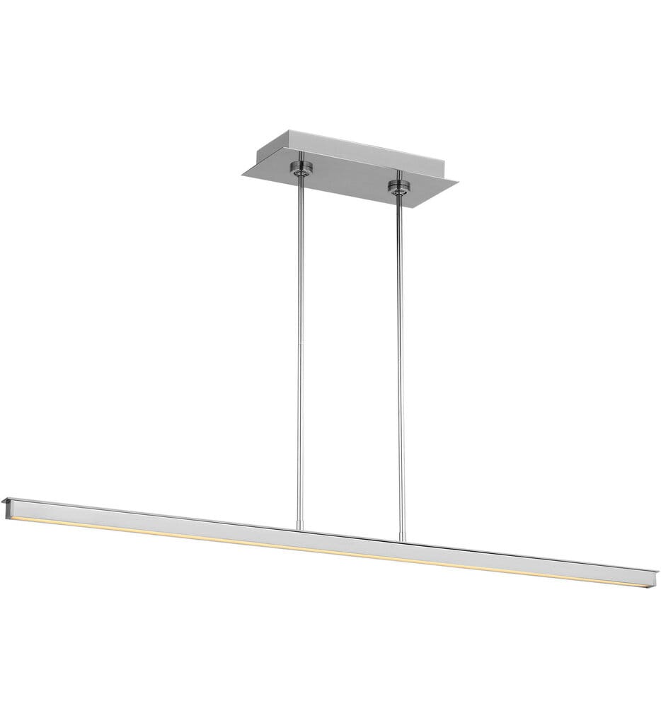 Visual Comfort Modern - 700LSSTG48PSS-LED927 - Stagger 47.4" Linear Suspension