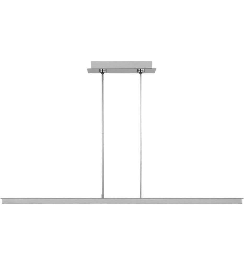 Visual Comfort Modern - 700LSSTG48PSS-LED927 - Stagger 47.4" Linear Suspension