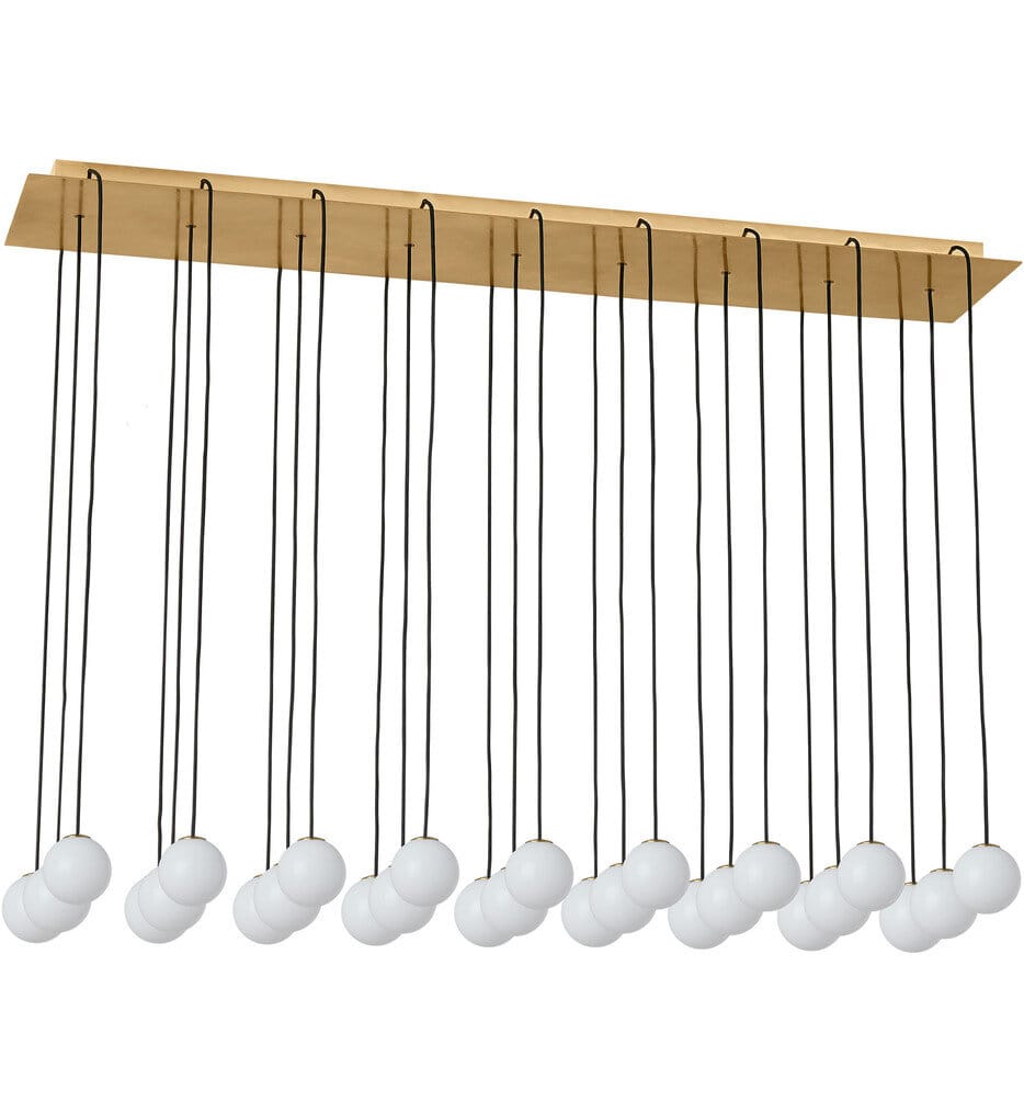 Visual Comfort Modern - SLCH58727HAB - Orbet 44.8" Chandelier