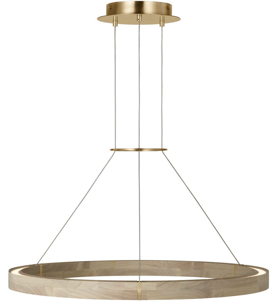 Visual Comfort Modern - SLCH66027HABWWO - Ashok 31" Chandelier