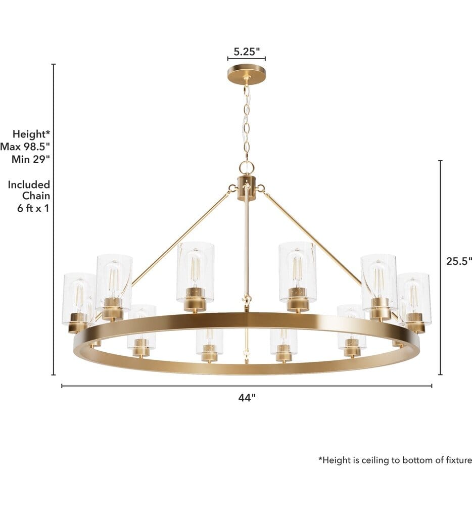 Hunter - Hartland 44" Chandelier