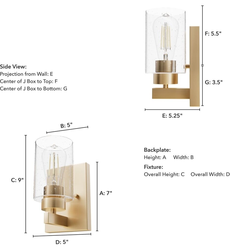 Hunter - Hartland 9" Wall Sconce