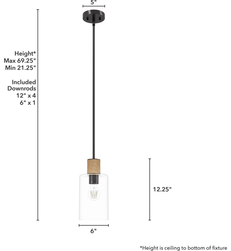 Hunter - 13110 - Vanning 6" Pendant