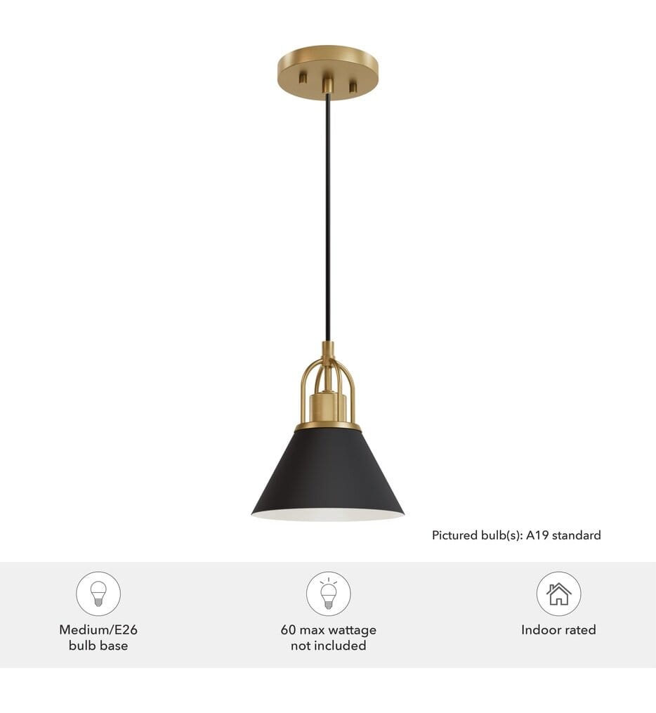 Hunter - 13164 - Carrington Isle 7" Pendant