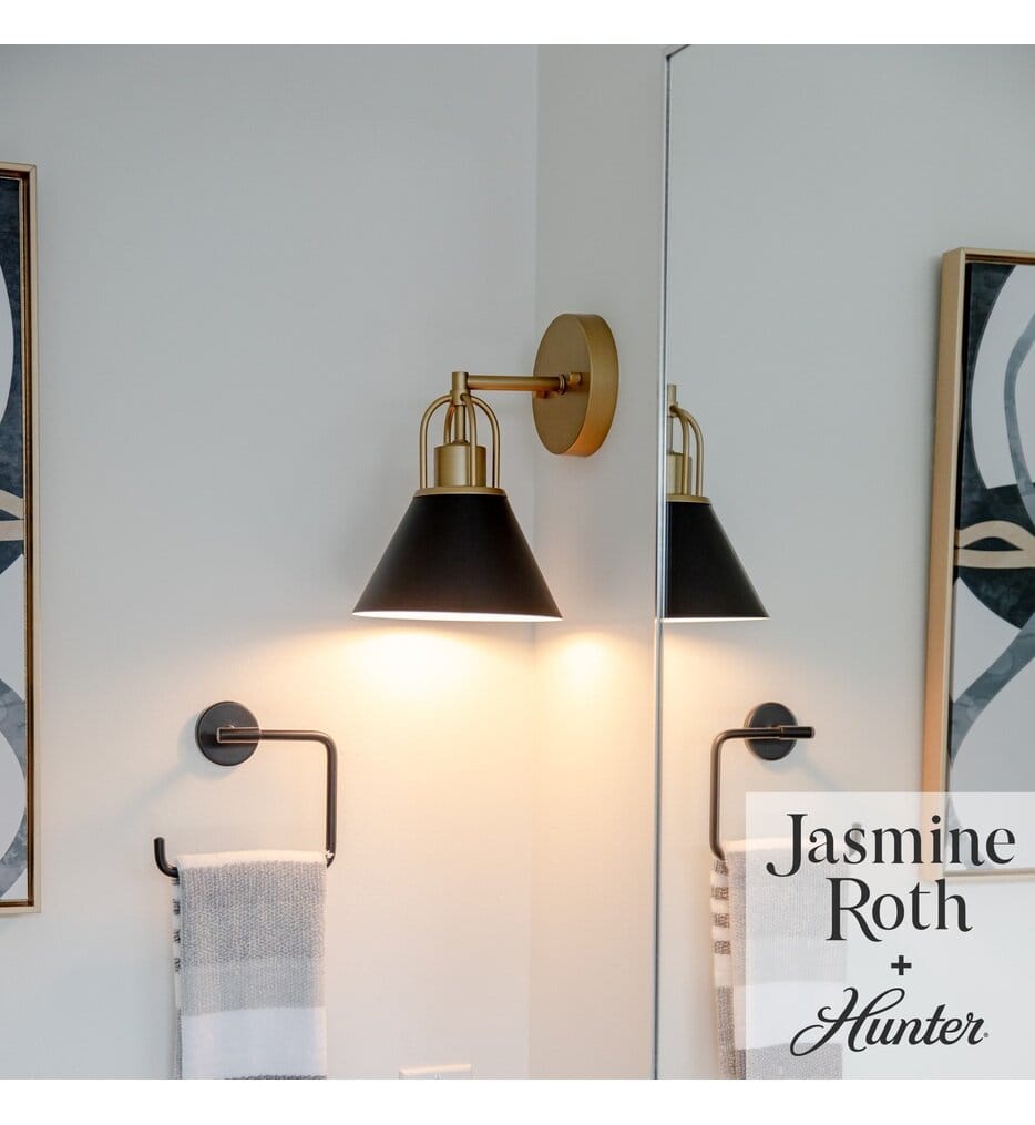 Hunter - 13166 - Carrington Isle 10.25" Wall Sconce