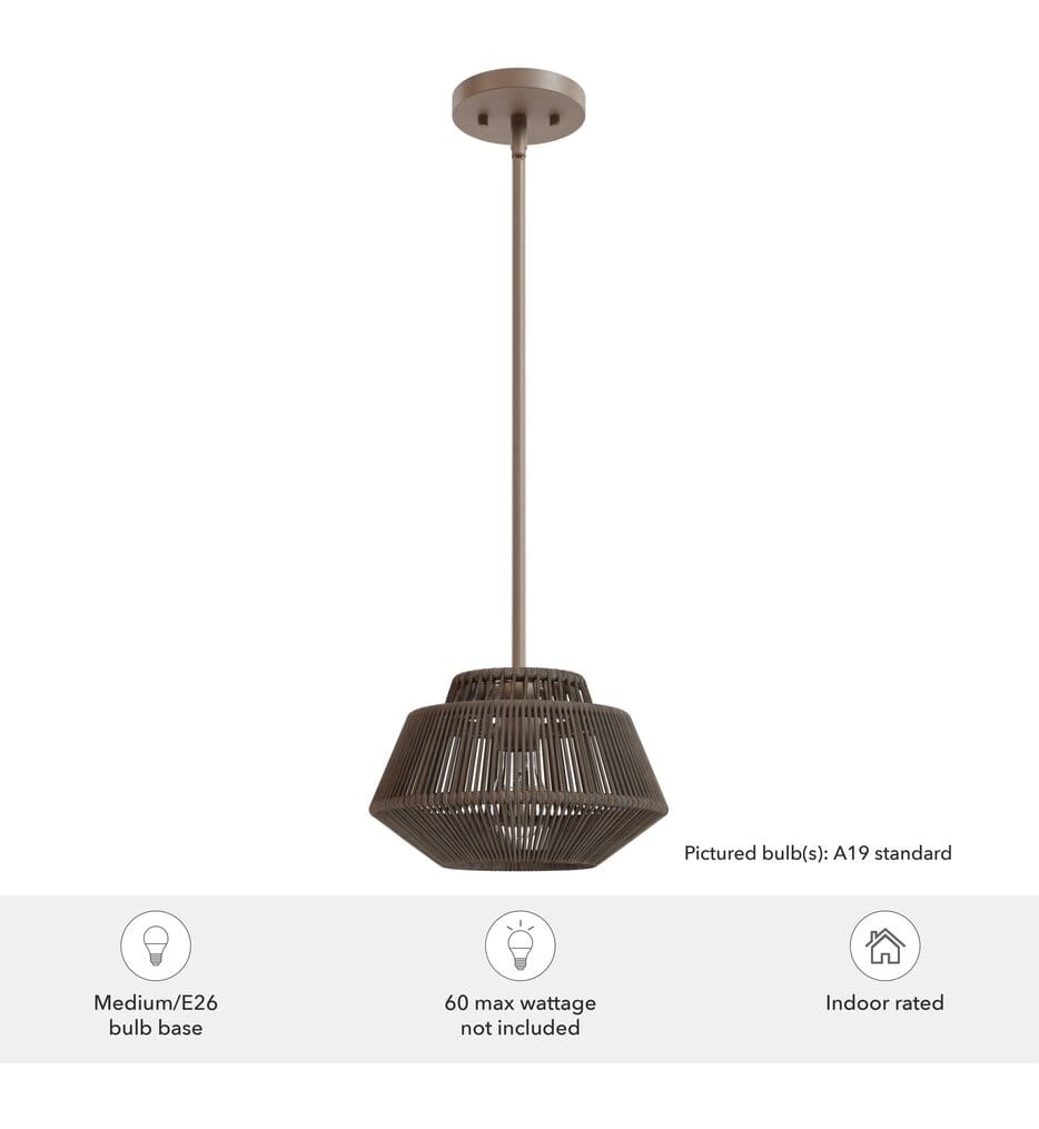 Hunter - 13215 - Brookhollow 10.5" Pendant