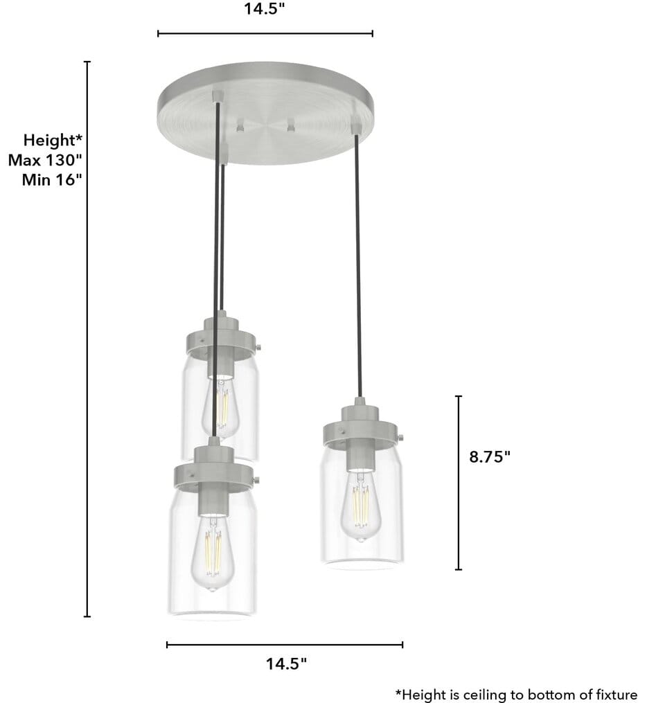 Hunter - Devon Park 14.5" Pendant