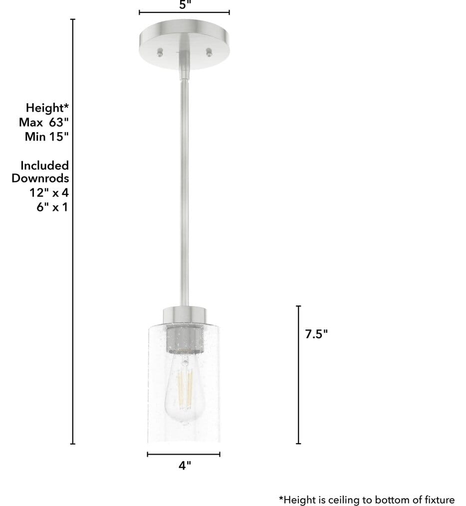 Hunter - Hartland 4" Pendant