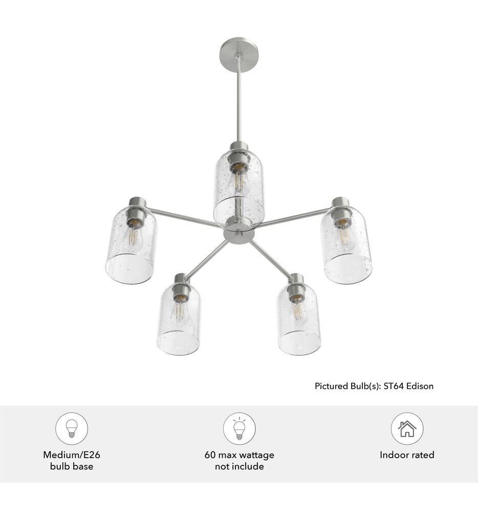 Hunter - Lochemeade 26" Chandelier