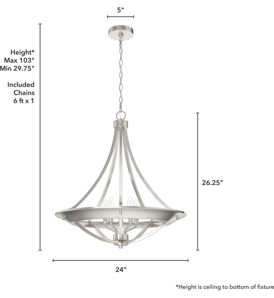 Hunter - Perch Point 24" Pendant