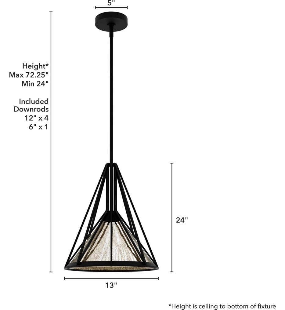 Hunter - 19451 - Rafner 13" Pendant