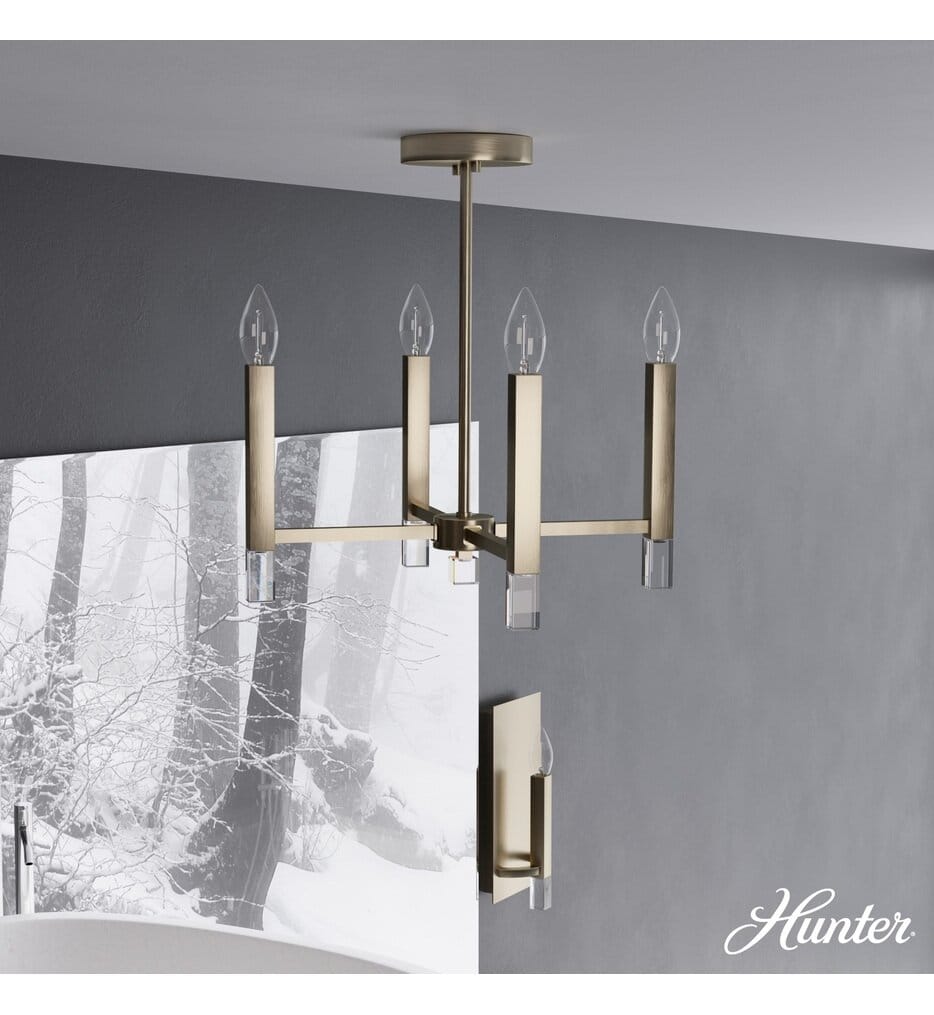 Hunter - Sunjai 17.25" Chandelier