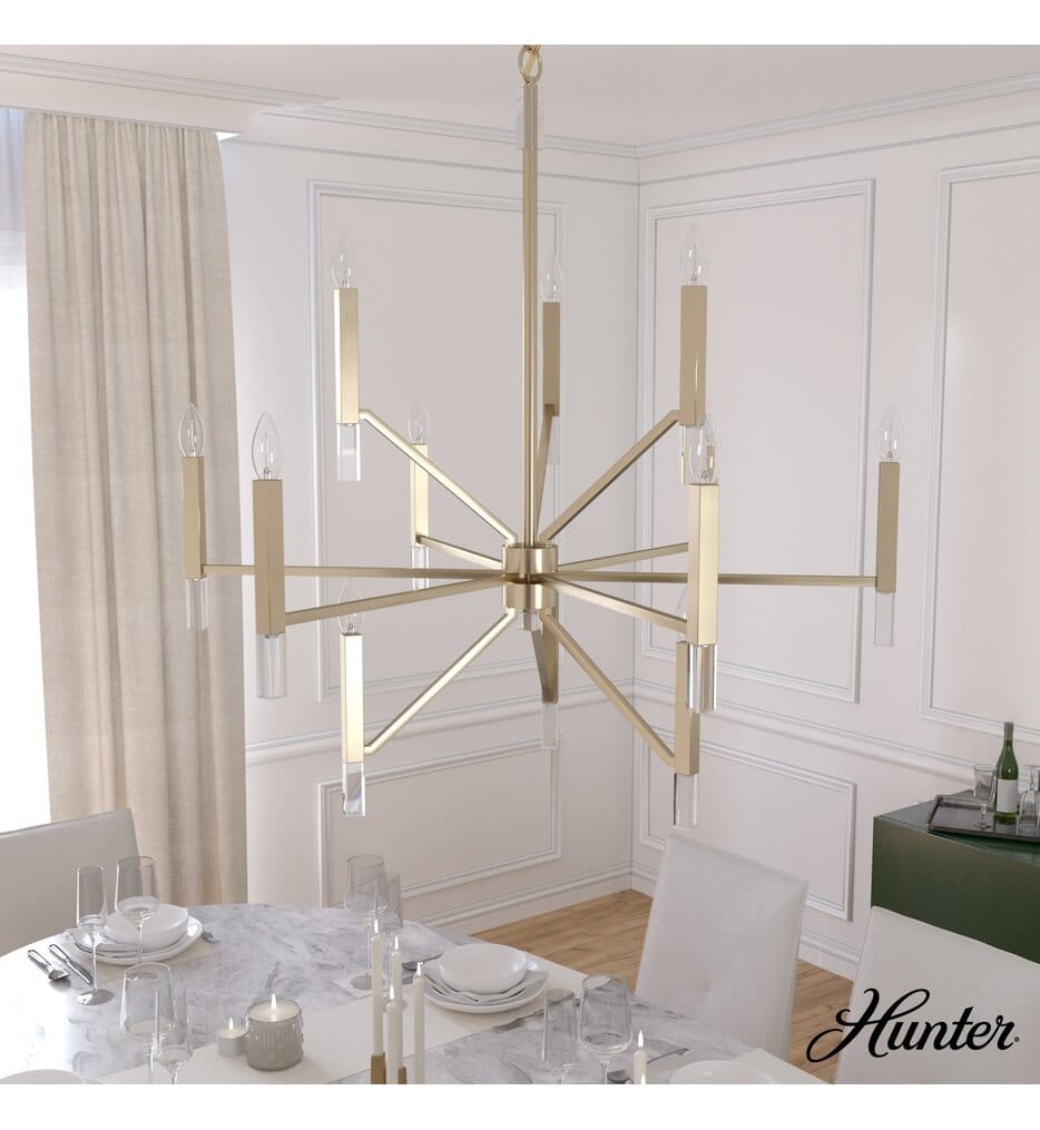 Hunter - Sunjai 40" Chandelier