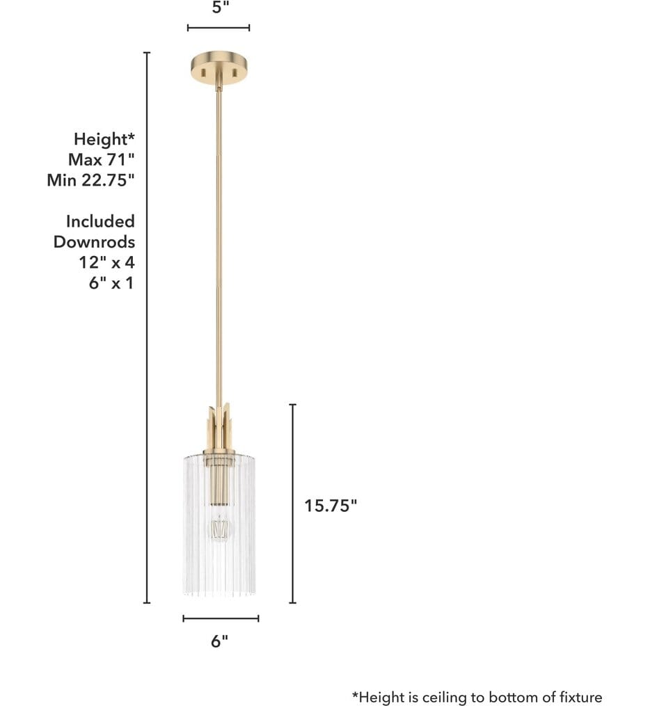 Hunter - Gatz 6" Pendant