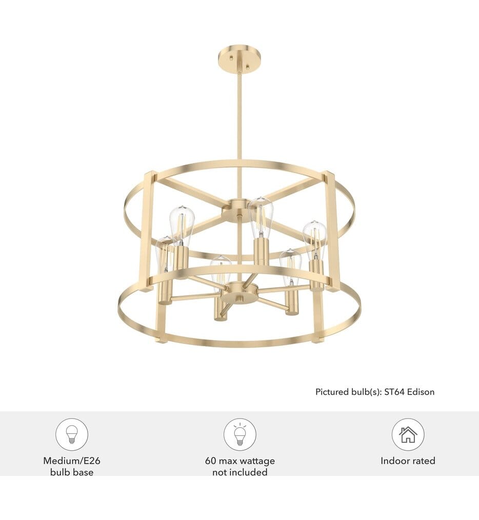 Hunter - Astwood 26" Chandelier