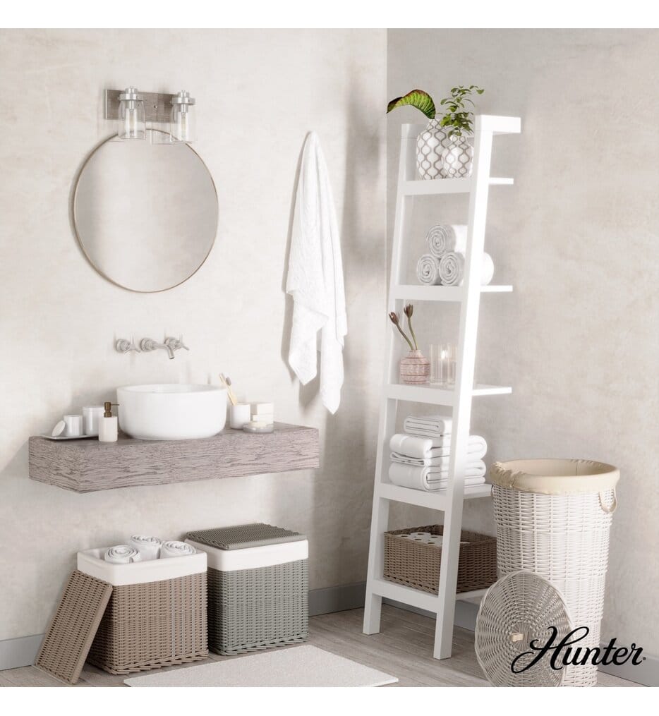 Hunter - Devon Park 14.75" Bath Vanity Light