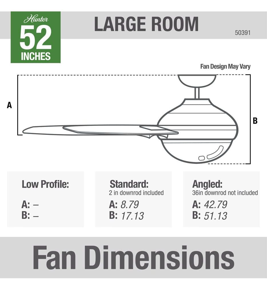 Hunter - Port Royale Ceiling Fan