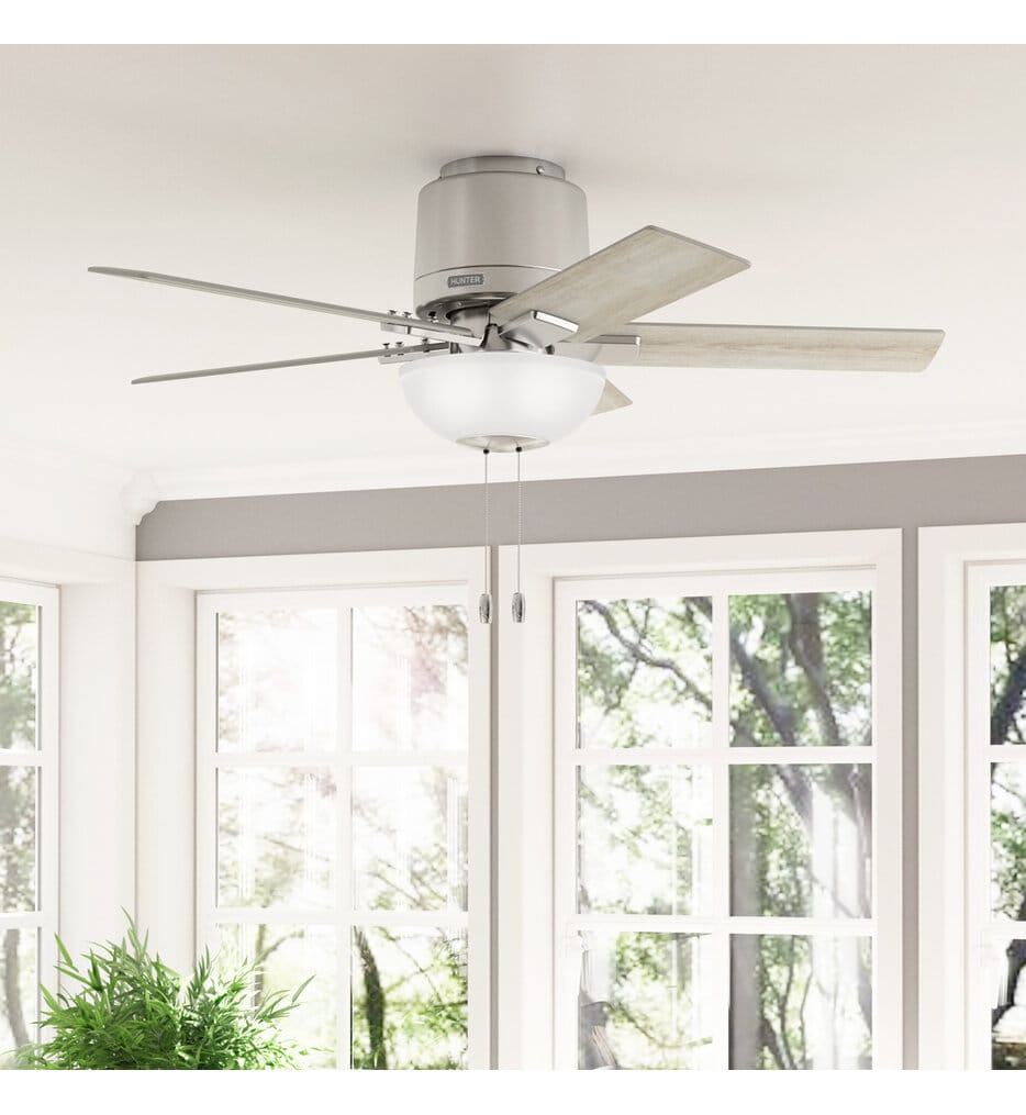 Hunter - Fitzgerald Flush Mount Fan