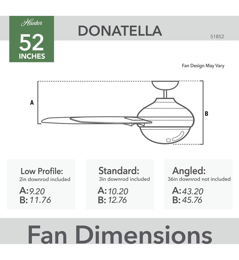 Hunter - Donatella Ceiling Fan