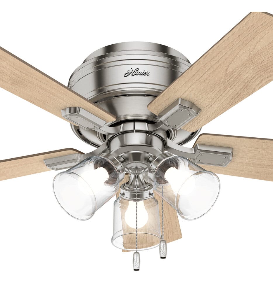 Hunter - Crestfield Flush Mount Fan