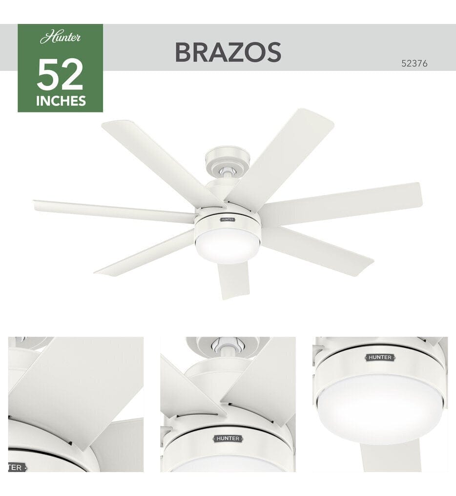 Hunter - Brazos 52" Ceiling Fan